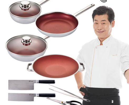 베네핏 통3중 스텐 프라이팬 세트