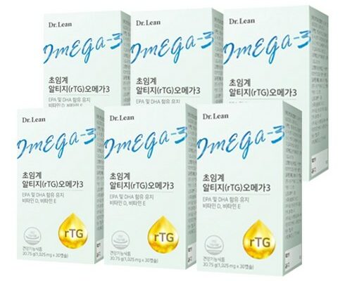 면역력 강화와 피부 건강에도 도움되는 닥터린 초임계 알티지 오메가3