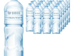 동원 샘물 무라벨 생수 2L