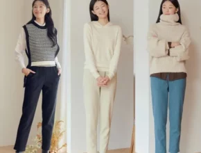 라씨엔토 23 FW 컬러 버튼 가디건형 니트 3종