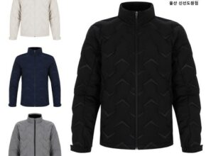 브이로그 구스다운 점퍼