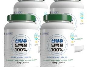 산양유 단백질 100 12통  스푼 4개