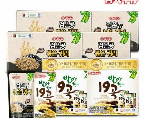 삼육두유 검은콩 볶은귀리 60팩  발아현미19곡 32팩