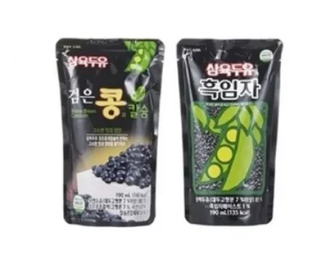 삼육두유 검은콩과칼슘X3박스삼육두유 흑임자(190mlX20팩총 80팩