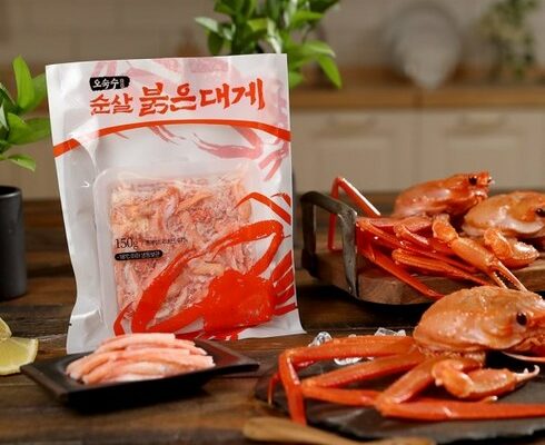 순살 붉은대게 150g 8팩