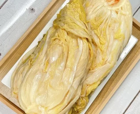 씻은김치