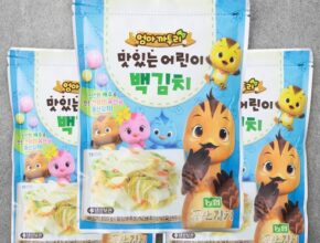 싱싱한 사과와 고소한 돼지고기의 완벽한 조화 아기 백김치