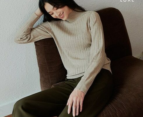 엠머스트비 모크넥 니트 4종