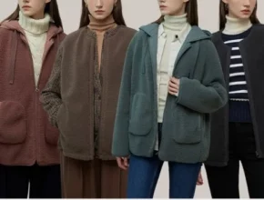 오아로 뽀글이 후드아우터베스트 2종세트