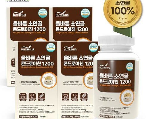 올바른영양 뉴트리너스 프로테오글리칸 소연골 콘드로이친 12개월