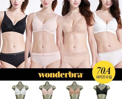 원더브라 퍼펙트 노와이어 프리컷 브라팬티 15종