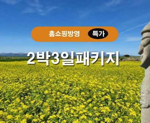 제주 패키지 3박 4일