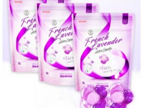 캡슐 세탁세제 프렌치라벤더 33캡슐x5팩  세탁조클리너 1팩