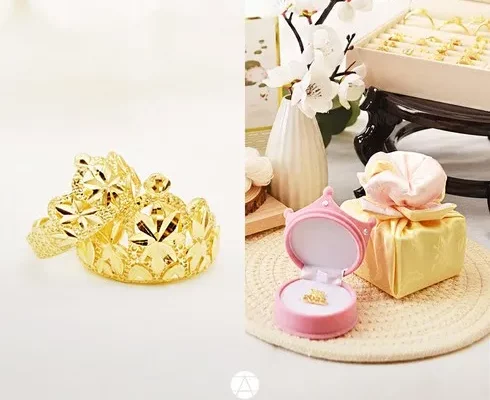 추천 가성비 아카링순금돌반지