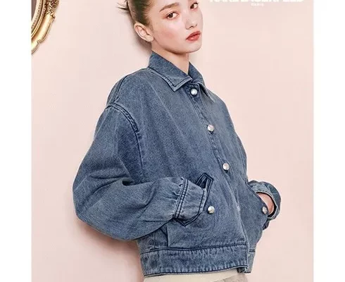 추천 가성비 칼라거펠트 24SS 델라비 메탈버튼 데님점퍼