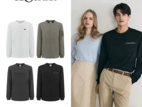 추천 가성비 24SS 남성 긴팔티4종