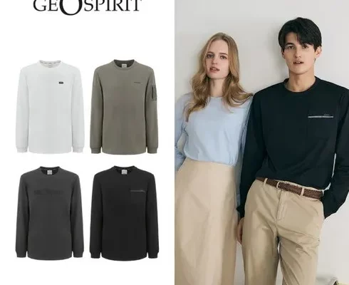 추천 가성비 24SS 남성 긴팔티4종