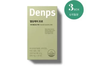 추천 가성비 덴프스 혈당케어 프로 6박스