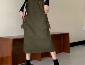 추천 가성비 브리엘 FW 카고 스커트 2종