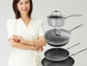 추천 가성비 쿡셀 블랙큐브 세라믹 IH프라이팬 3종세트