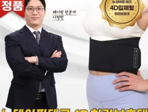 추천 가성비 테이핑테크 4D 허리보호대