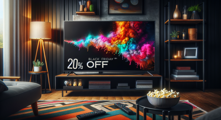 “LG C3 OLED TV 블랙프라이데이 세일! 65인치 스마트 TV 20% 할인 중! 놓치지 말고, 지금 구매하세요!”
